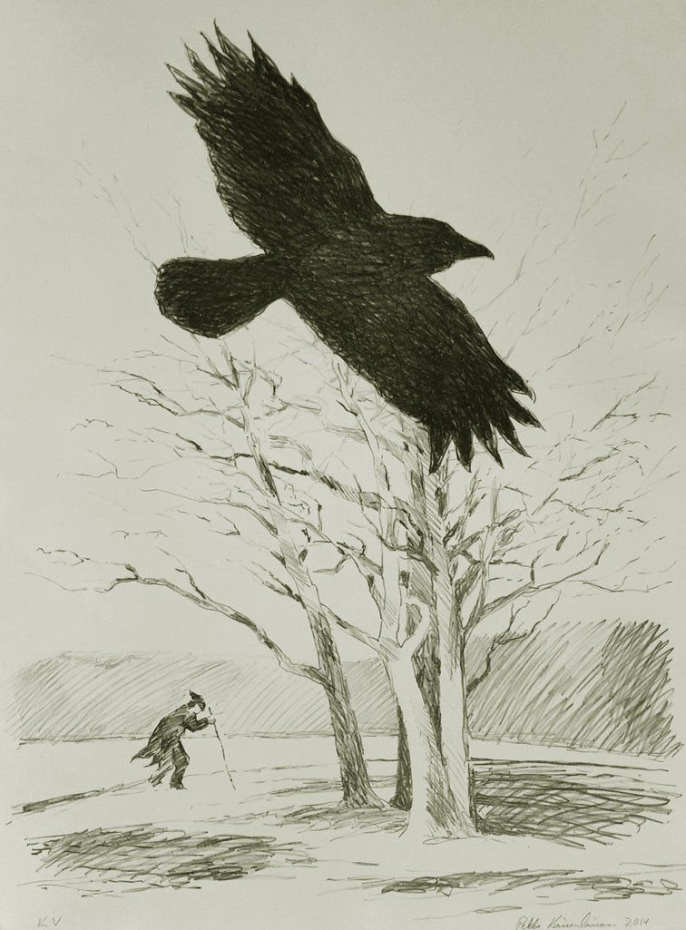 A Crow and A Wanderer